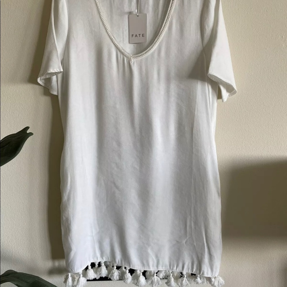 Cotton Tunic Beach Coverup Fate size 6 small